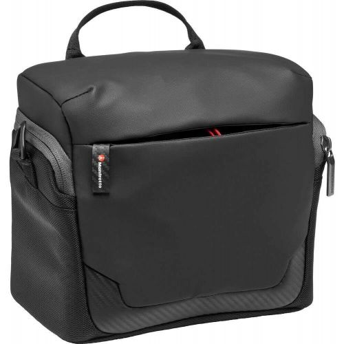  Manfrotto MB MA2-SB-M Advanced² Camera Shoulder Bag M, Medium, for Mirrorless with Standard Lenses, with Multiple Pockets, Tripod Attachment, Removable Shoulder Strap, Coated Fabri