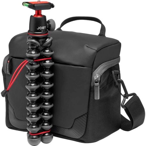  Manfrotto MB MA2-SB-M Advanced² Camera Shoulder Bag M, Medium, for Mirrorless with Standard Lenses, with Multiple Pockets, Tripod Attachment, Removable Shoulder Strap, Coated Fabri