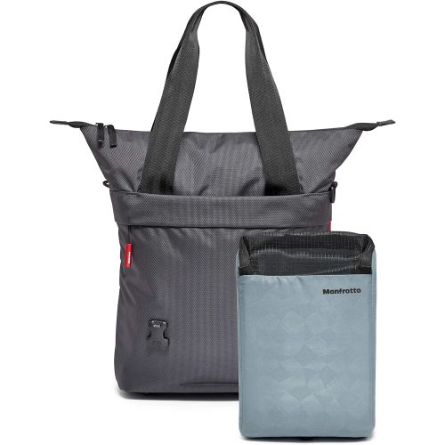  Manfrotto Manhattan Changer 20 Camera Bag, Multiuse, for Carrying Cameras and Accessories, Camera Bag Backpack Tote in Water-Repellent Material, with PC and Tablet Compartment, wit