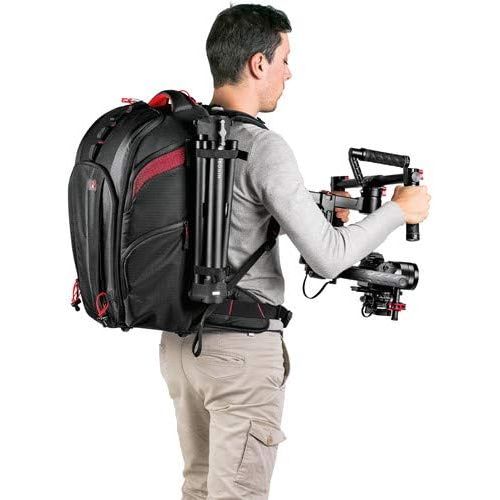  Manfrotto Pro Light Cinematic Balance Camera Bag Backpack for Video Cameras, VDSLR, Mirrorless with Lenses or DJI Ronin M/MX, Separate Pocket for 17 PC, with Accessories for Monopo