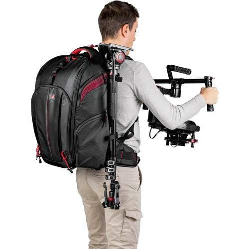  Manfrotto Pro Light Cinematic Balance Camera Bag Backpack for Video Cameras, VDSLR, Mirrorless with Lenses or DJI Ronin M/MX, Separate Pocket for 17 PC, with Accessories for Monopo