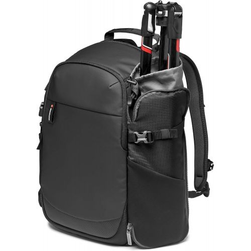  Manfrotto MB MA2-BP-BFR Advanced² Befree Camera Backpack, Fits 15 Inch Laptop, Rear Access, Expandable Side Pocket for Travel Tripod, for DSLR/Mirrorrless/CSC/Drone and Standard Le