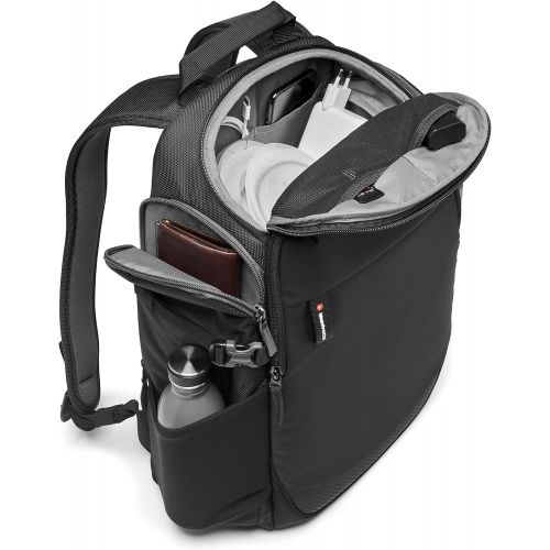  Manfrotto MB MA2-BP-BFR Advanced² Befree Camera Backpack, Fits 15 Inch Laptop, Rear Access, Expandable Side Pocket for Travel Tripod, for DSLR/Mirrorrless/CSC/Drone and Standard Le