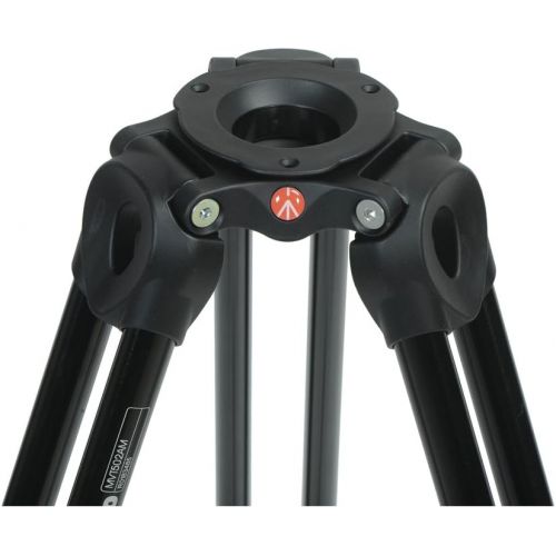  Manfrotto MVK502AM-1 Professional Fluid Video System Aluminum Tripod with Telescop Twin Leg (Black)