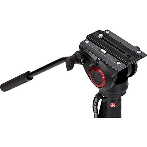  Manfrotto Xpro 5 Section Carbon Fiber Video Monopod, Black (MVMXPROC5US)