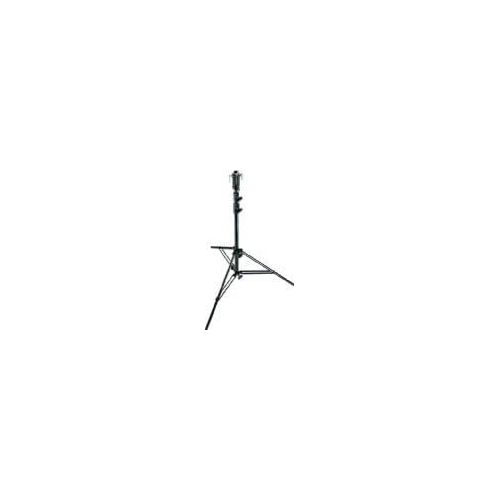  Manfrotto 007BSU 10.6- Feet Senior Stand with Leveling Leg (Black Chrome Plated Steel)