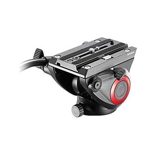  Manfrotto MVH500A Pro Fluid Head with 60mm Half Ball (Black)