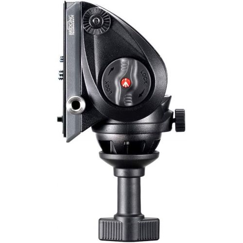  Manfrotto MVH500A Pro Fluid Head with 60mm Half Ball (Black)