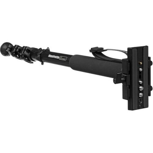  Manfrotto 557B Video Monopod w 3273 Sliding Rapid-Connect Plate System