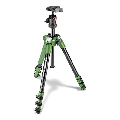  Manfrotto MKBFRA4G-BH BeFree Compact Aluminum Travel Tripod Green