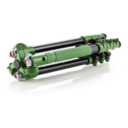  Manfrotto MKBFRA4G-BH BeFree Compact Aluminum Travel Tripod Green