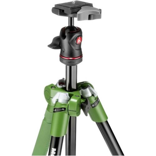 Manfrotto MKBFRA4G-BH BeFree Compact Aluminum Travel Tripod Green