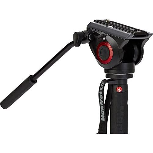  Manfrotto Xpro 5 Section Aluminum Video Monopod, Black (MVMXPROA5US)