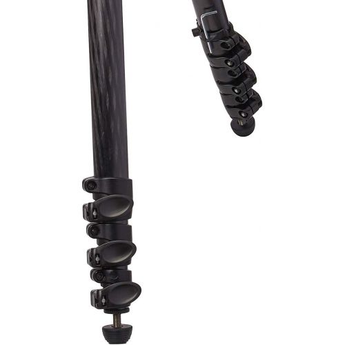 Manfrotto 536 Carbon Fiber 3-Stage Video Tripod with 75100mm Bowl - Black