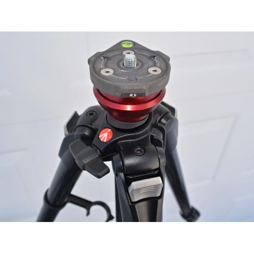  Manfrotto 755CX3 MDEVE 50mm Half Ball Carbon Fiber Tripod with Center Column (Black)