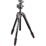 Manfrotto 190go! M-Series 4-Section Twist Lock Carbon Fiber Camera Tripod, 15.43 lbs Capacity, 58 Max Height