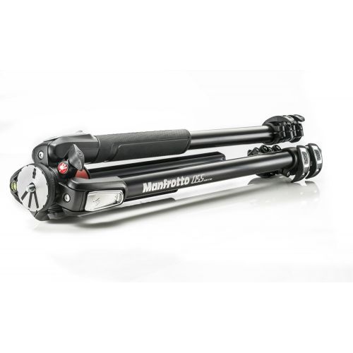  Manfrotto MK055XPRO3-3W 055 Kit Aluminium 3-Section Horizontal Column Tripod with 3-Way Head