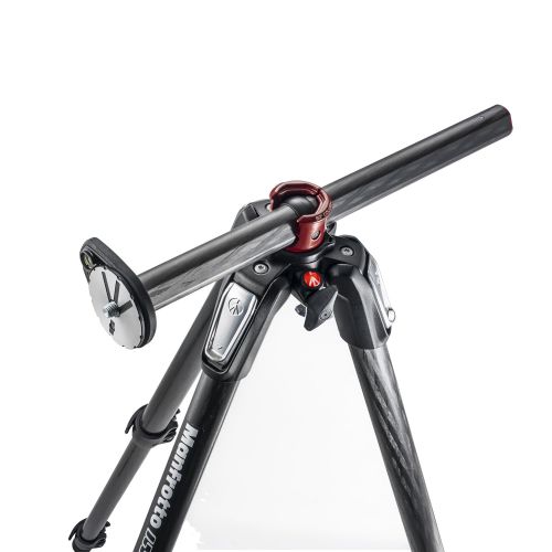  Manfrotto MK055XPRO3-3W 055 Kit Aluminium 3-Section Horizontal Column Tripod with 3-Way Head