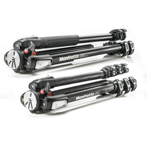  Manfrotto MK055XPRO3-3W 055 Kit Aluminium 3-Section Horizontal Column Tripod with 3-Way Head