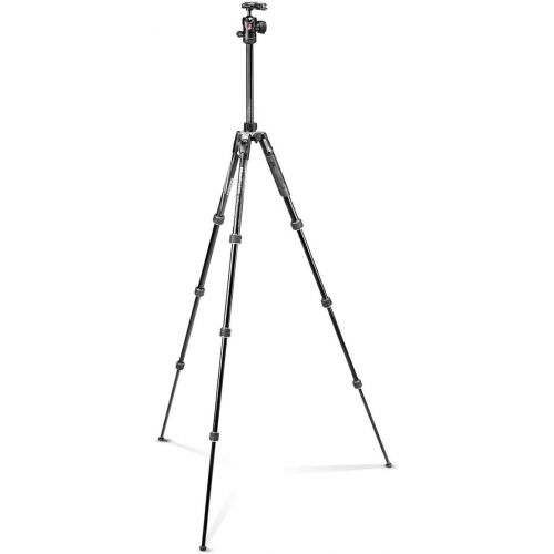  Manfrotto Befree Advanced Travel Al Tripod with Ball Head (Twist Locks, Black)