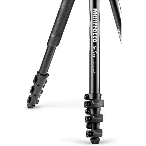  Manfrotto Befree Advanced Travel Al Tripod with Ball Head (Lever Locks, Black)