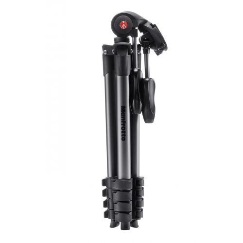  Manfrotto MKCOMPACTADV-BK Compact Advanced Tripod with 3-Way Head (Black)