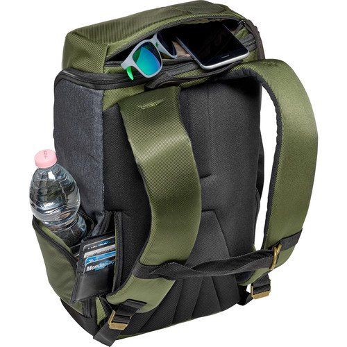  Manfrotto MB MS-BP-GR Lightweight Street Camera Backpack for CSC, Green & Grey