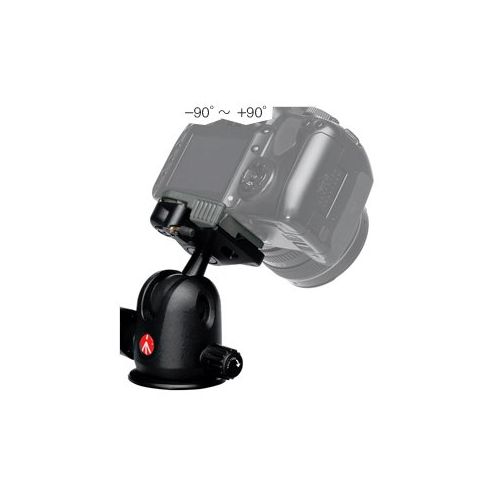  Manfrotto 496RC2 Compact Ball Head with Quick Release Plate with Two Replacement Quick Release Plates for the RC2 Rapid Connect Adapter