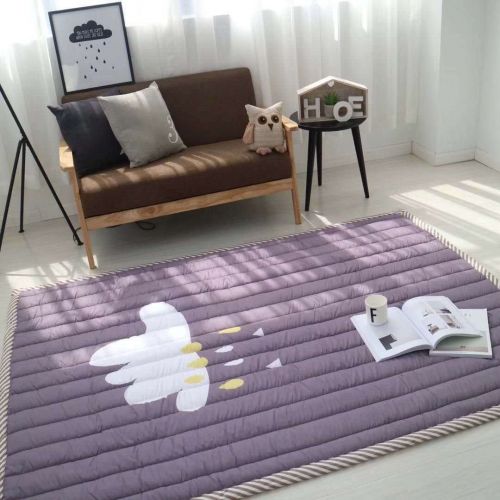  Mangadua Large Thicken Cotton Baby Playmat Educational Crawling Mat Nursery Rug Activity Gym (Clouds)