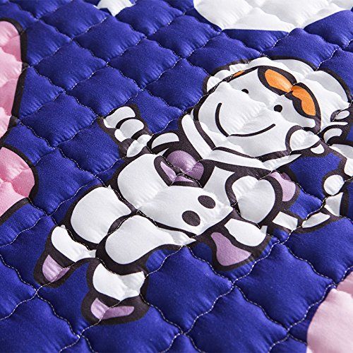  Mangadua Large Thicken Cotton Baby Playmat Educational Crawling Mat Nursery Rug Activity Gym (Lion)