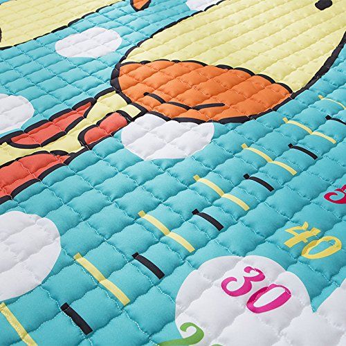  Mangadua Large Thicken Cotton Baby Playmat Educational Crawling Mat Nursery Rug Activity Gym (Lion)