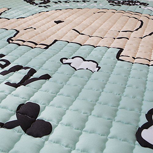  Mangadua Large Thicken Cotton Baby Playmat Educational Crawling Mat Nursery Rug Activity Gym (City)