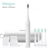 Mangee Sonic Electric Toothbrush 40200 Vibrations Deep Clean As Dentist Rechargeable Toothbrush Smart Timer...