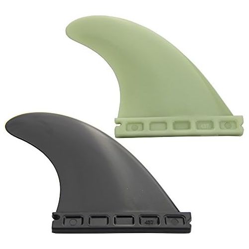  Mangobuy mangobuy Zukunft Surfboard Fin Set schwarz und gruen Farbe Surfboard Fin-Set von 3Flossen mit Zukunft Boden G5Fin Longboard
