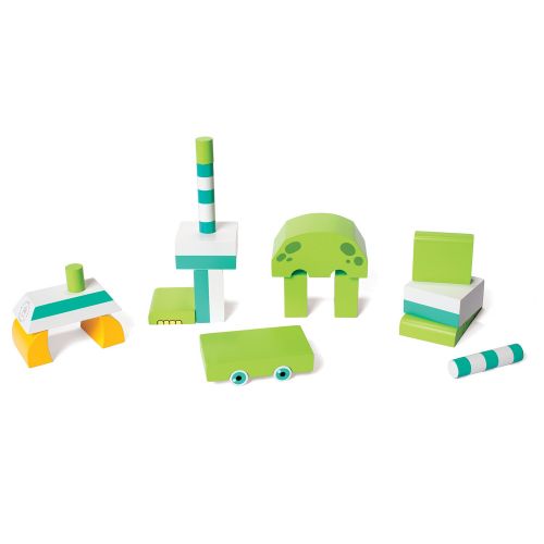  Manhattan Toy Monty The Monster Magnetic Wooden Stacking Block Puzzle by Manhattan Toy