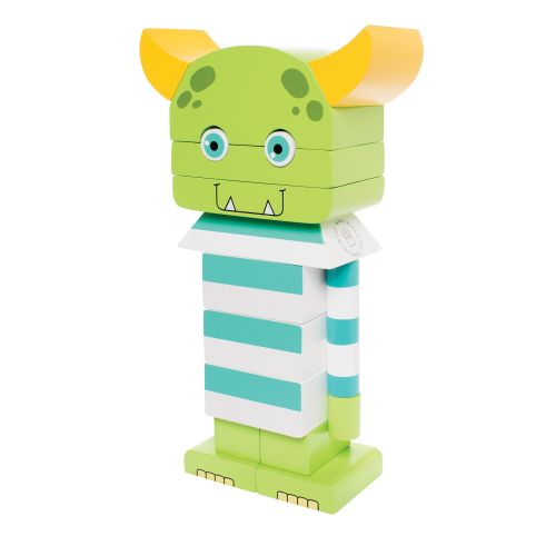  Manhattan Toy Monty The Monster Magnetic Wooden Stacking Block Puzzle by Manhattan Toy