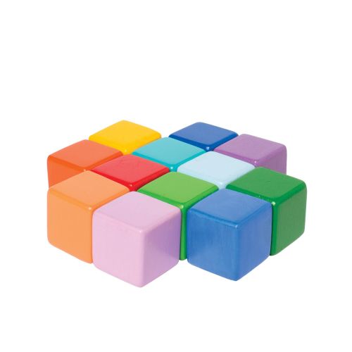  Manhattan Toy Multicolored Wood Baby Stacking Cubes by Manhattan Toy