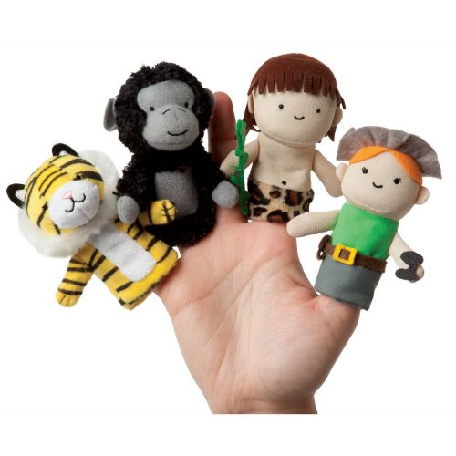  Manhattan Toy Storytime Finger Puppets A Jungle Story Plush