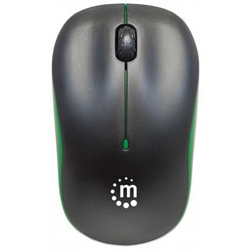  Manhattan Success Wireless Mouse (Green/Black)