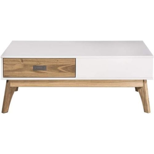  Manhattan Comfort Jackie Modern Coffee Table, Dark Grey