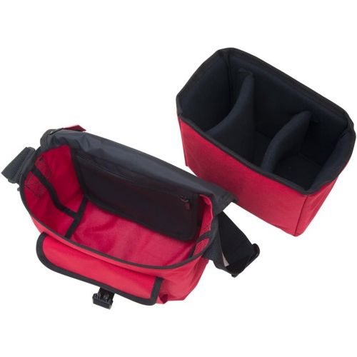  Manhattan Portage Aperture Camera Bag Red, Red, One Size