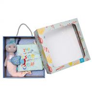 Manhattan Toy Under The Sea Soft Book with Mermaid Soft Doll Gift Set for Babies
