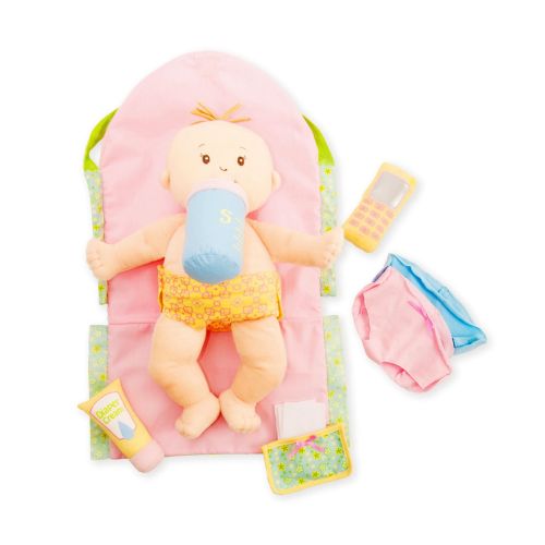  Manhattan Toy Baby Stella Darling Baby Doll Diaper Bag and Accessories for 15 Dolls