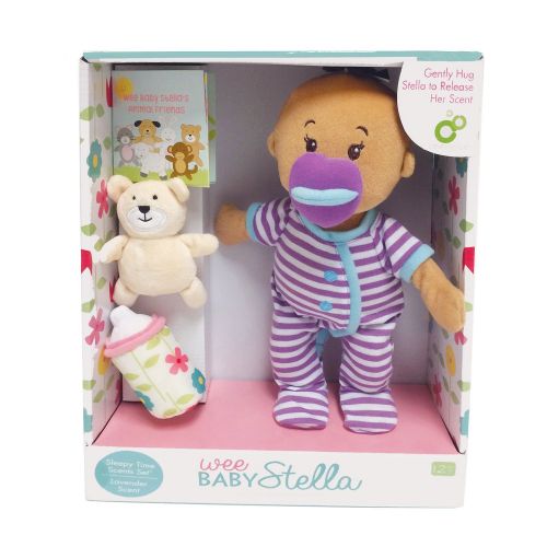  Manhattan Toy Wee Baby Stella Beige Sleepy Times Scent 12 Soft Baby Doll Set