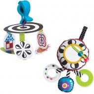 Manhattan Toy Wimmer Ferguson Infant Stim Mobile to Go and Sights and Sounds Baby Travel Toy Set