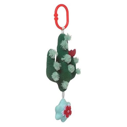  [아마존베스트]Manhattan Toy Cactus Garden Rock + Rattle Bpa-Free Baby Toy with Chime