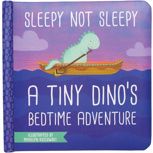  Manhattan Toy Sleepy Not Sleepy - A Tiny Dinos Bedtime Adventure Baby Board Book, Ages 6 Months and up