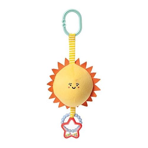  Manhattan Toy Sun & Moon Clip-on Baby Travel Toy with Chime, Rattle and Teethers
