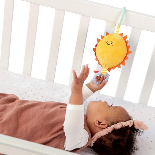  Manhattan Toy Sun & Moon Clip-on Baby Travel Toy with Chime, Rattle and Teethers