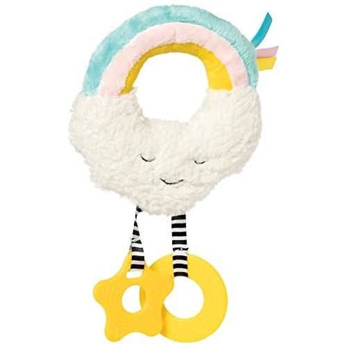  Manhattan Toy Cherry Blossom Days Cloud Baby Circle Rattle with Crinkle Paper and Teethers